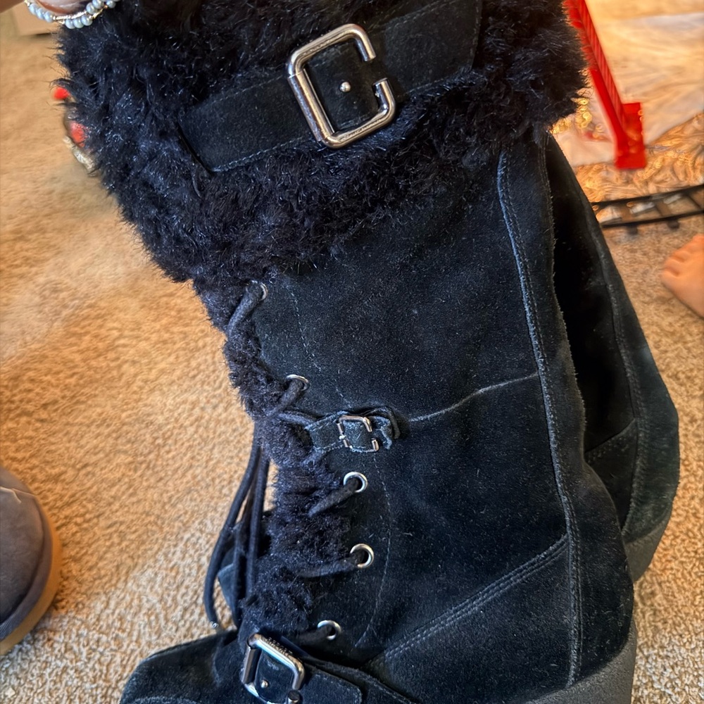 Women's wedge Winter Boots 7.5